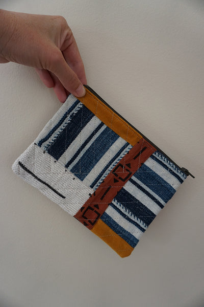 Zippered Patchwork Pouch - #11