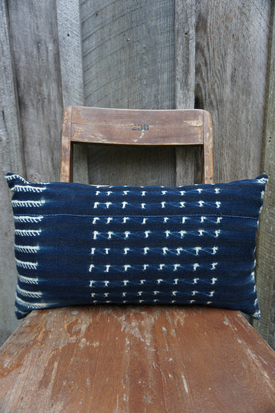 Sarika - Vintage African Indigo Pillow