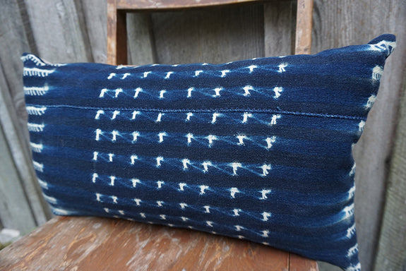 Sarika - Vintage African Indigo Pillow